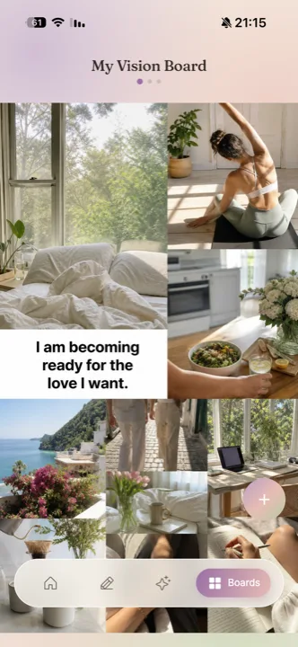 Lumee vision board